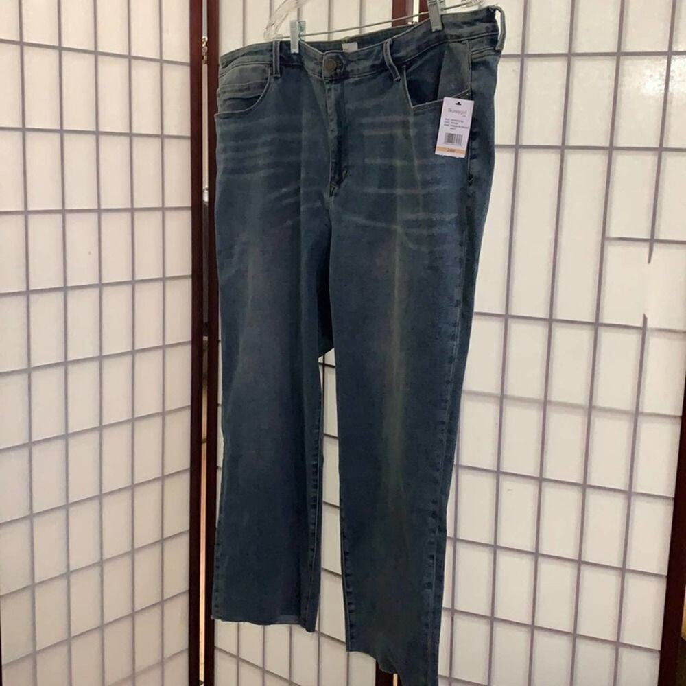 SKINNY GIRL THE HIGH RISE STRAIGHT WARREN HR STRAIGHT ANKLE NWT JEANS SIZE‎ 24W